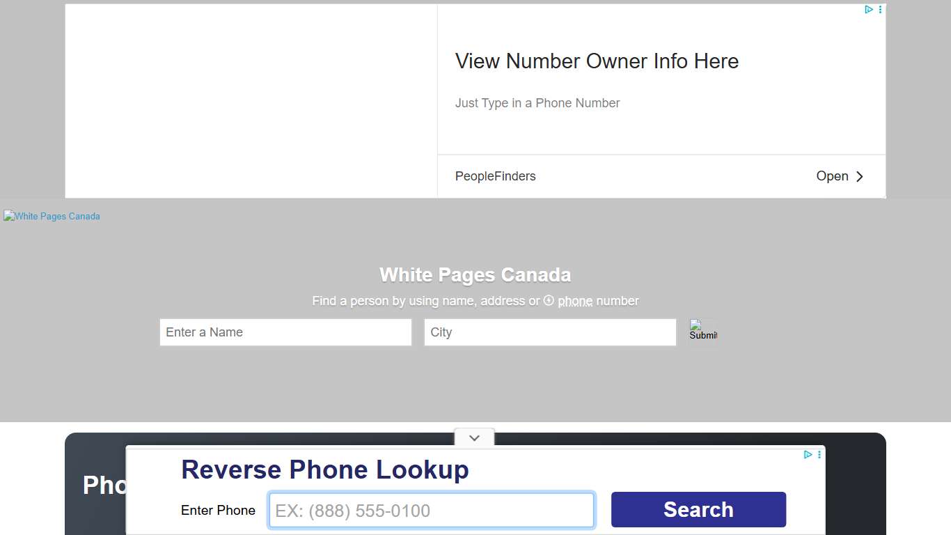 Find a Person in Canada, White Pages Canada